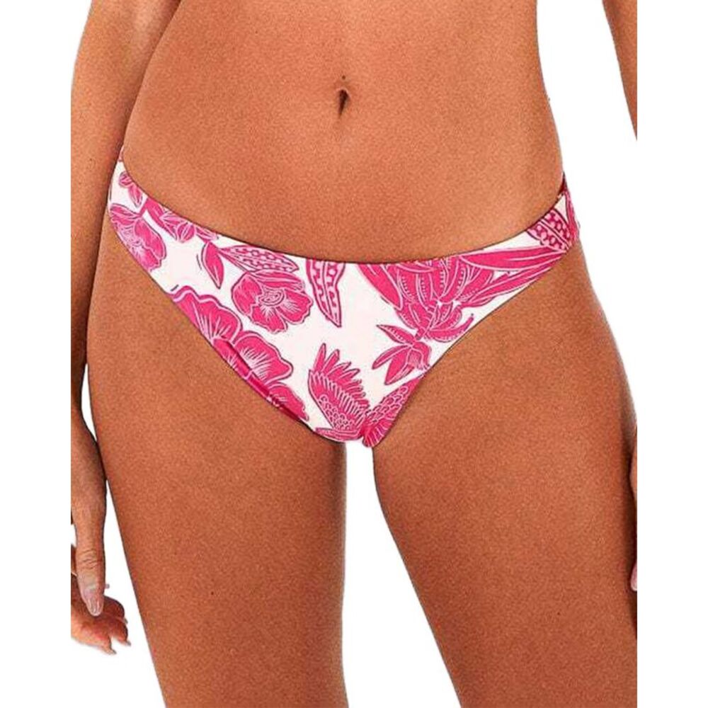 Farm Rio Womens Tropical Woodcut Reversible Bikini Bottom